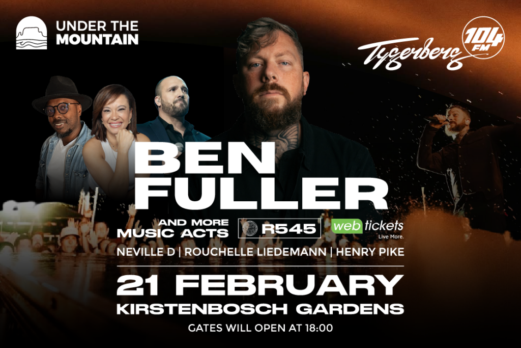 Ben Fuller tour poster — 2026